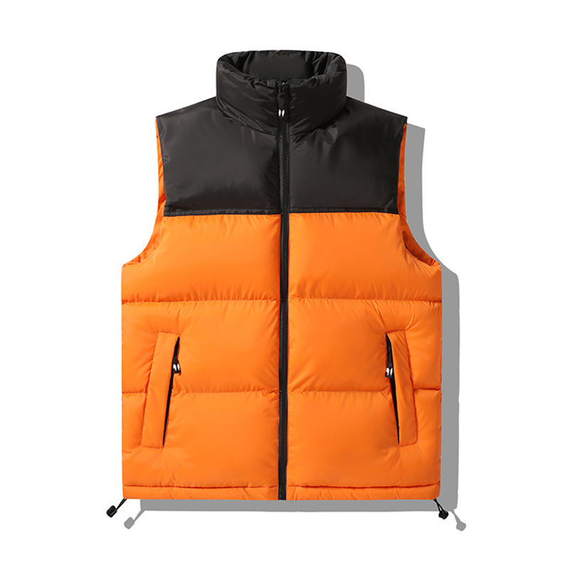 Puffer Vest Padded - Męska kamizelka puchowa jesienno-zimowa, ocieplana, bez