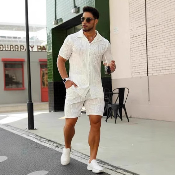 Męskie komplety dwuczęściowe:  – Street Fashion China recenzja i cena