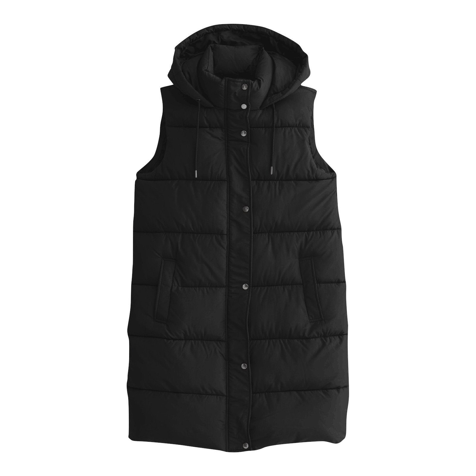 Długa damska kamizelka zimowa  – Puffer Vest Padded recenzja i cena