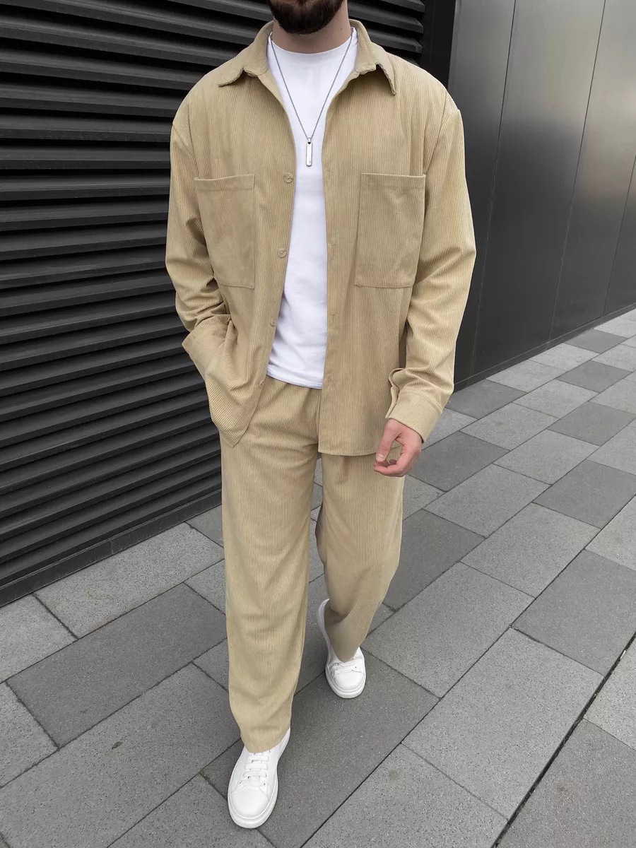 Męski dwuczęściowy zestaw z tk – Street Fashion China recenzja i cena