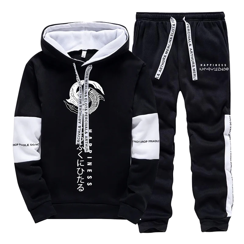 Męski dres sportowy z nadrukie – Street Fashion China recenzja i cena