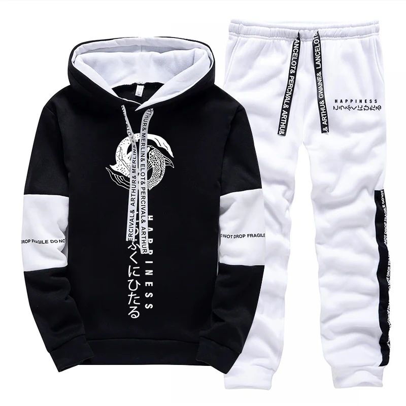Męski dres sportowy z nadrukie – Street Fashion China recenzja i cena