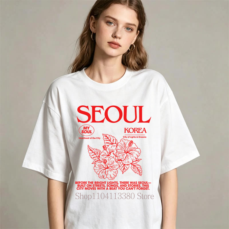 Koszulki damskie w koreańskim  – Street Fashion Of Seoul recenzja i cena