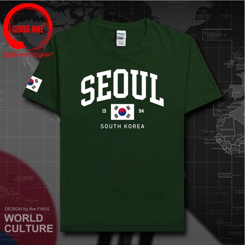 Koszulki Unisex z Flagą Korei  – Street Fashion Of Seoul recenzja i cena