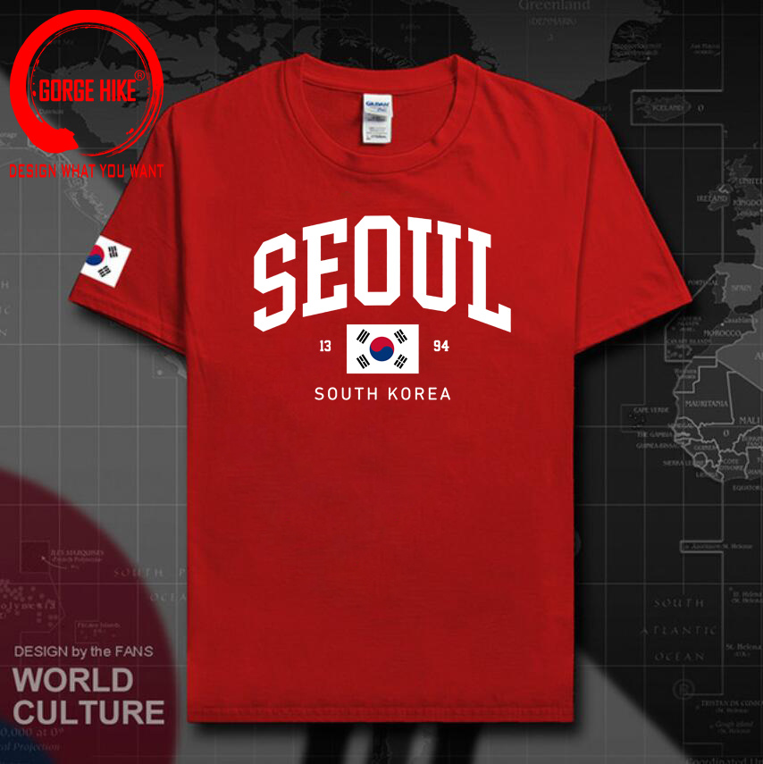 Koszulki Unisex z Flagą Korei  – Street Fashion Of Seoul recenzja i cena