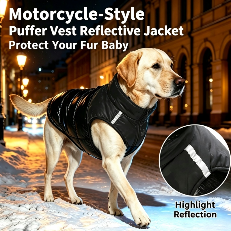Kurtka puchowa dla psa w stylu – Puffer Vest Padded recenzja i cena